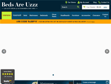 Tablet Screenshot of bedsareuzzz.co.uk